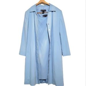 Vintage Susan Lucci sheath dress with matching lined overcoat size 8